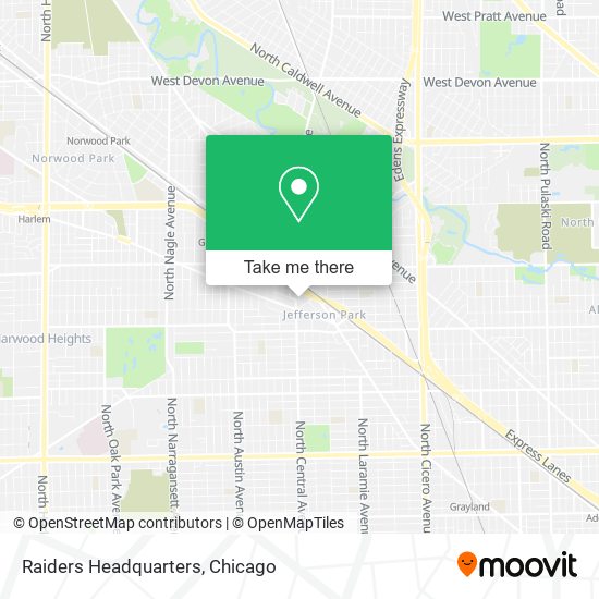 Mapa de Raiders Headquarters