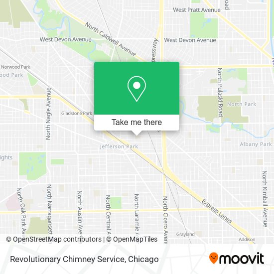 Mapa de Revolutionary Chimney Service