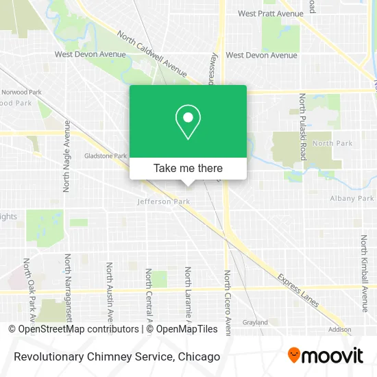 Revolutionary Chimney Service map