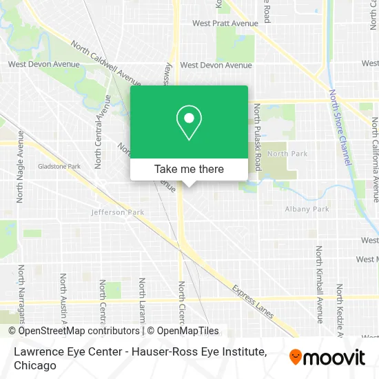 Lawrence Eye Center - Hauser-Ross Eye Institute map