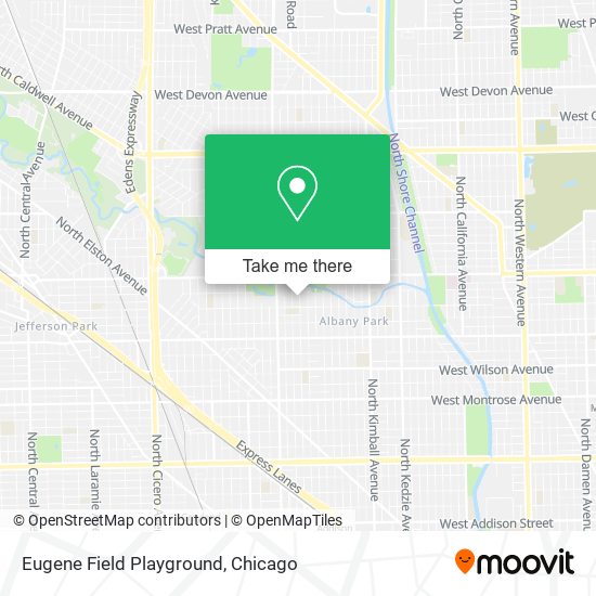 Eugene Field Playground map