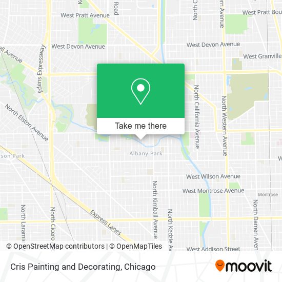 Cris Painting and Decorating map