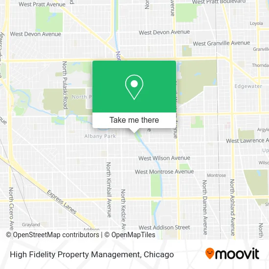 High Fidelity Property Management map