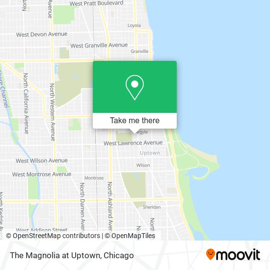 The Magnolia at Uptown map