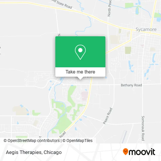 Aegis Therapies map