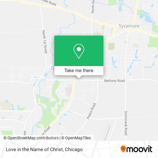 Mapa de Love in the Name of Christ