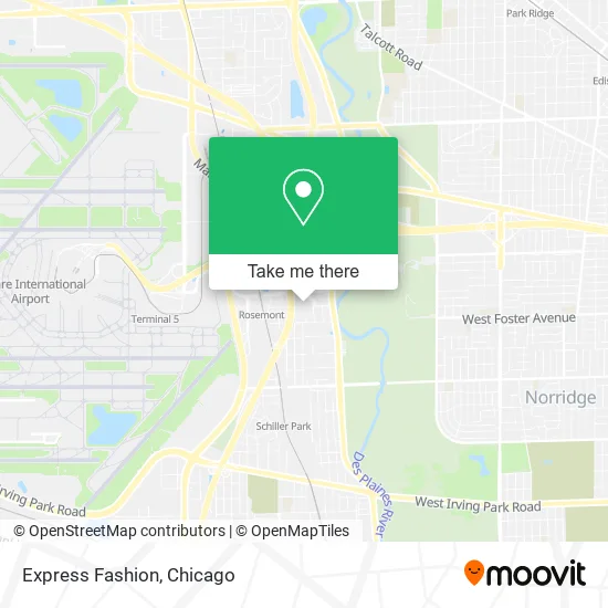 Express Fashion map