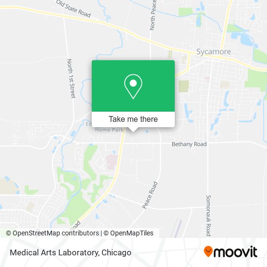 Mapa de Medical Arts Laboratory