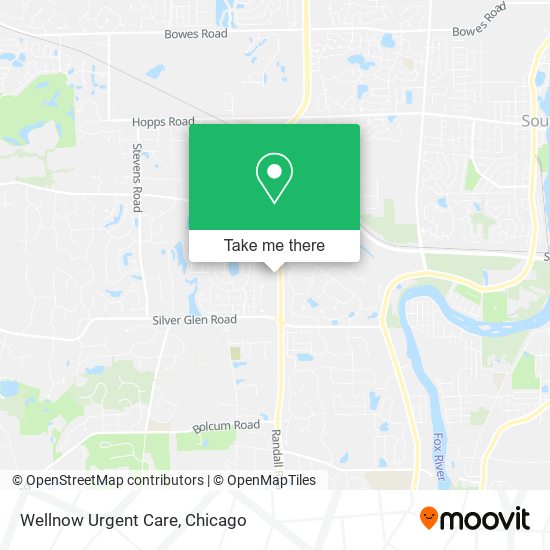 Mapa de Wellnow Urgent Care