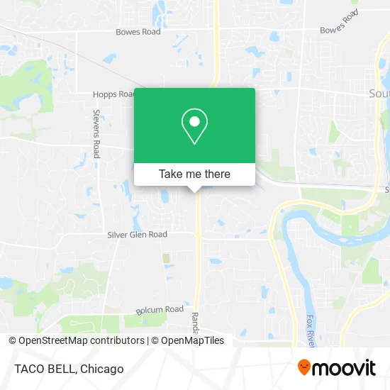Mapa de TACO BELL