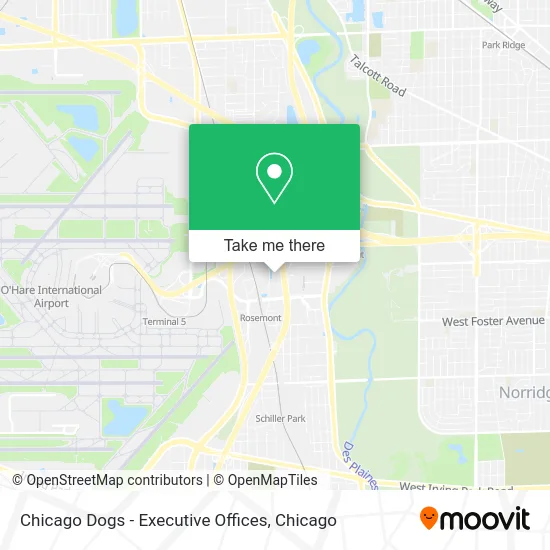 Chicago Dogs - Executive Offices map