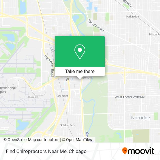 Mapa de Find Chiropractors Near Me