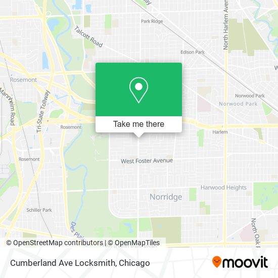 Mapa de Cumberland Ave Locksmith