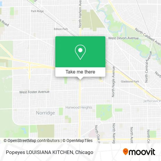 Popeyes LOUISIANA KITCHEN map