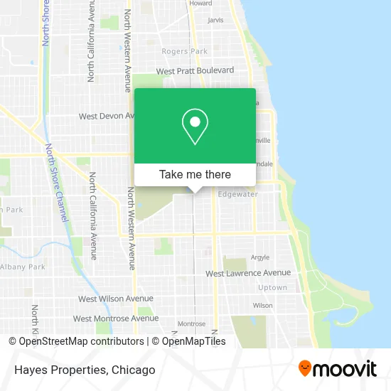 Hayes Properties map