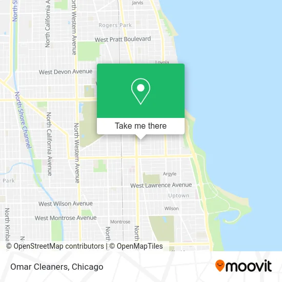 Omar Cleaners map