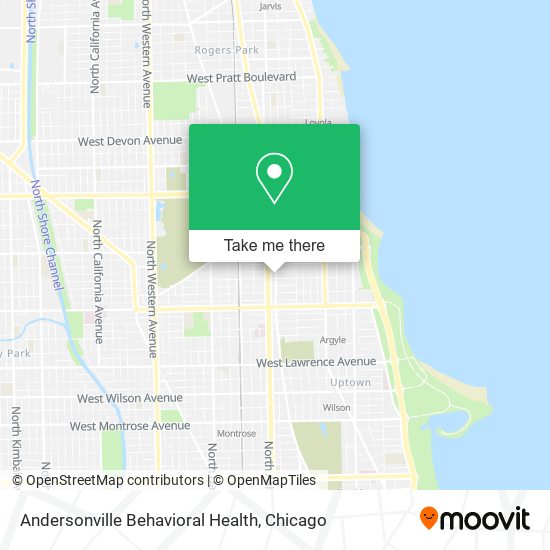 Andersonville Behavioral Health map