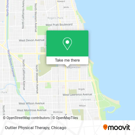Outlier Physical Therapy map