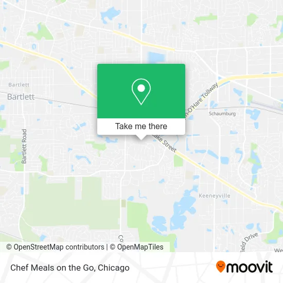 Chef Meals on the Go map