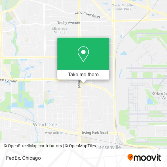 FedEx map