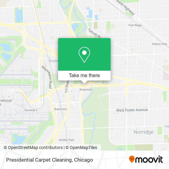 Presidential Carpet Cleaning map