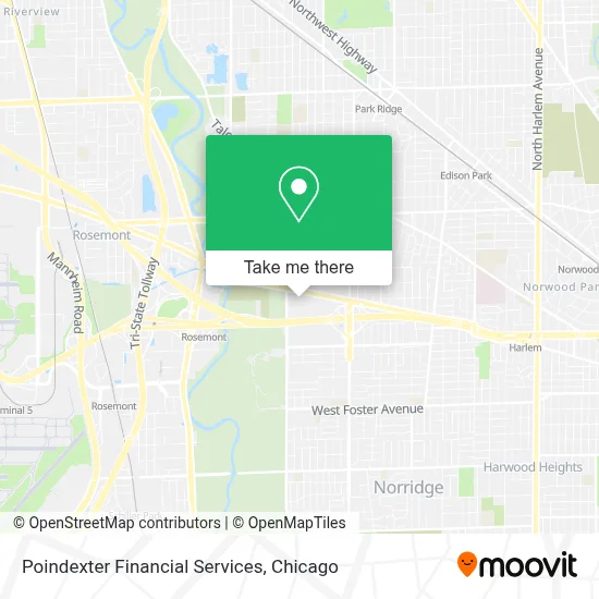 Poindexter Financial Services map