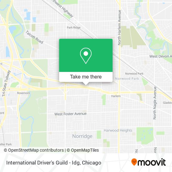 Mapa de International Driver's Guild - Idg
