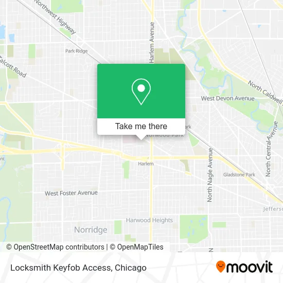 Locksmith Keyfob Access map