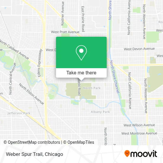 Weber Spur Trail map