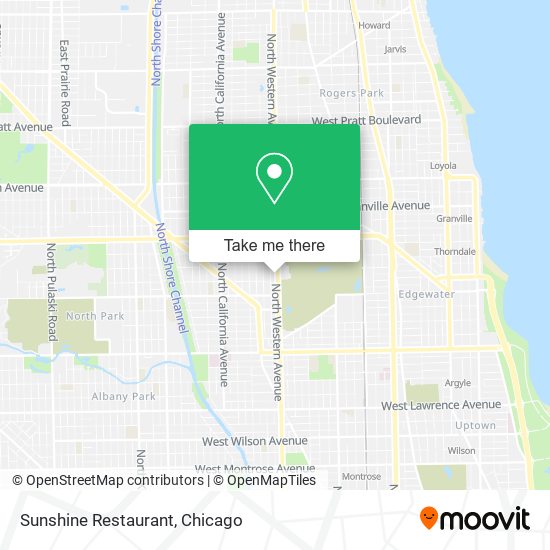 Mapa de Sunshine Restaurant