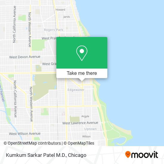 Kumkum Sarkar Patel M.D. map