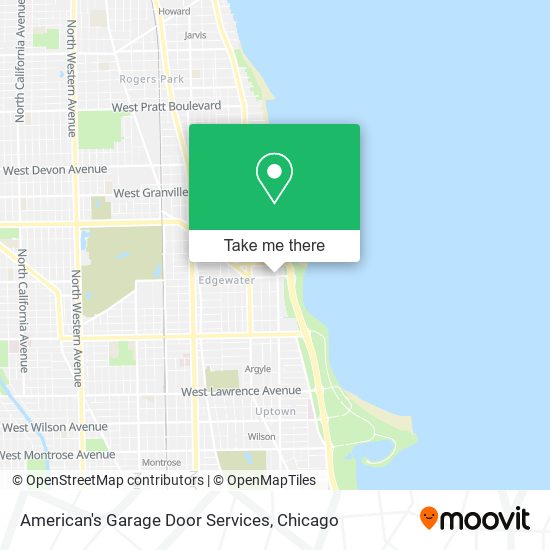 Mapa de American's Garage Door Services