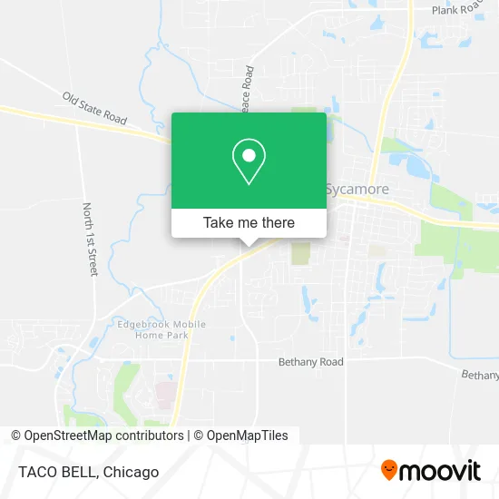 TACO BELL map