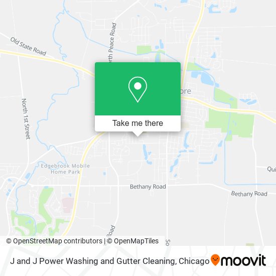 J and J Power Washing and Gutter Cleaning map
