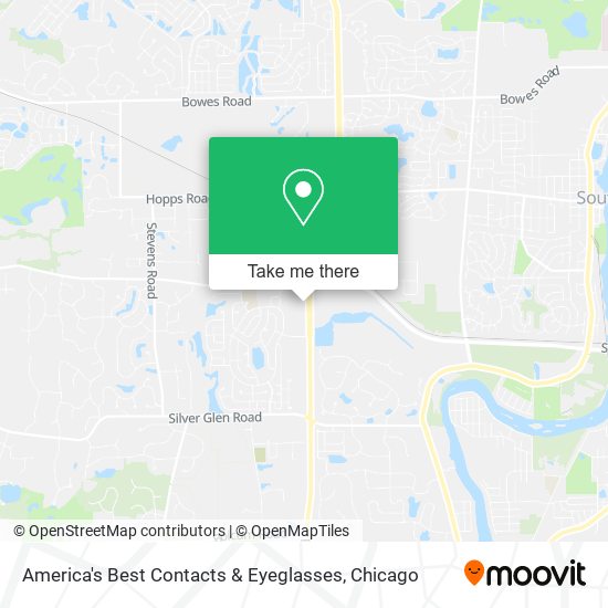 Mapa de America's Best Contacts & Eyeglasses
