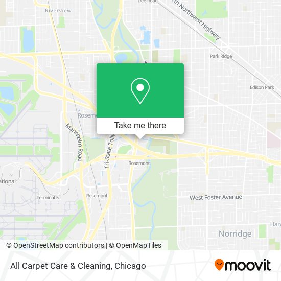 All Carpet Care & Cleaning map