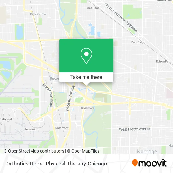 Mapa de Orthotics Upper Physical Therapy