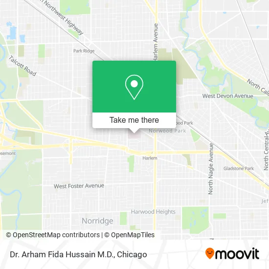 Dr. Arham Fida Hussain M.D. map