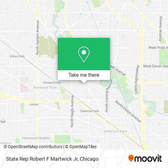 Mapa de State Rep Robert F Martwick Jr