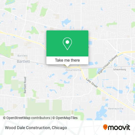 Mapa de Wood Dale Construction