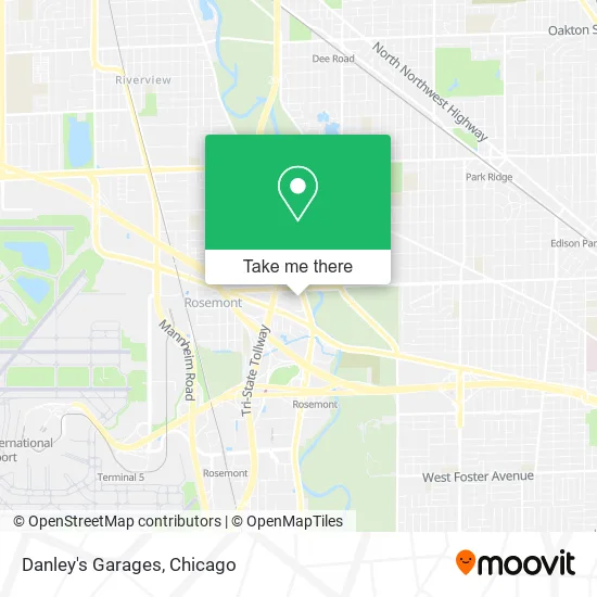 Danley's Garages map