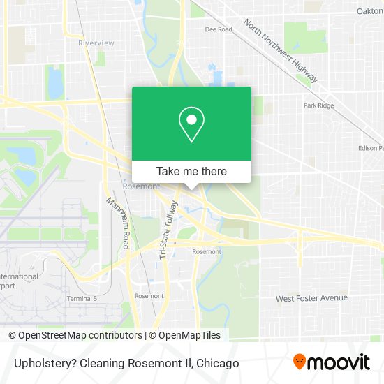 Mapa de Upholstery? Cleaning Rosemont Il