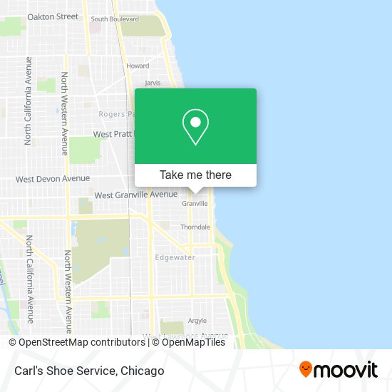 Mapa de Carl's Shoe Service