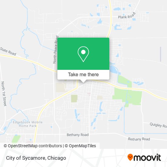 Mapa de City of Sycamore