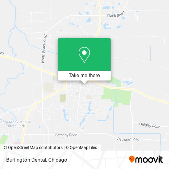 Mapa de Burlington Dental