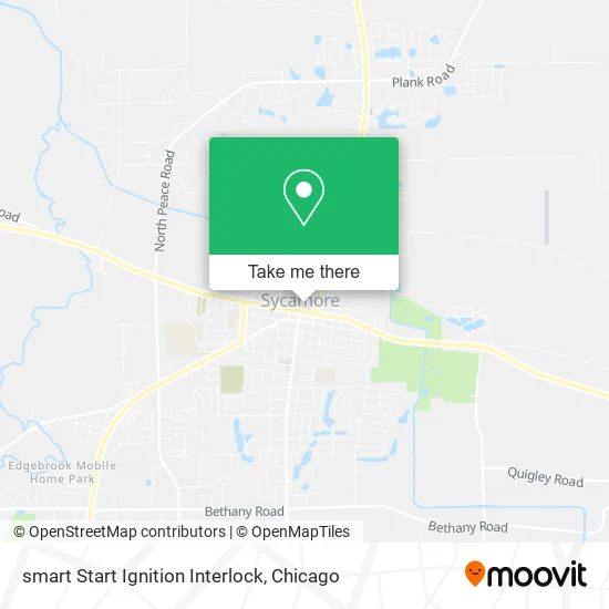 Mapa de smart Start Ignition Interlock
