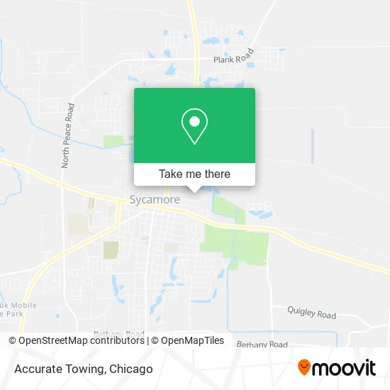 Accurate Towing map