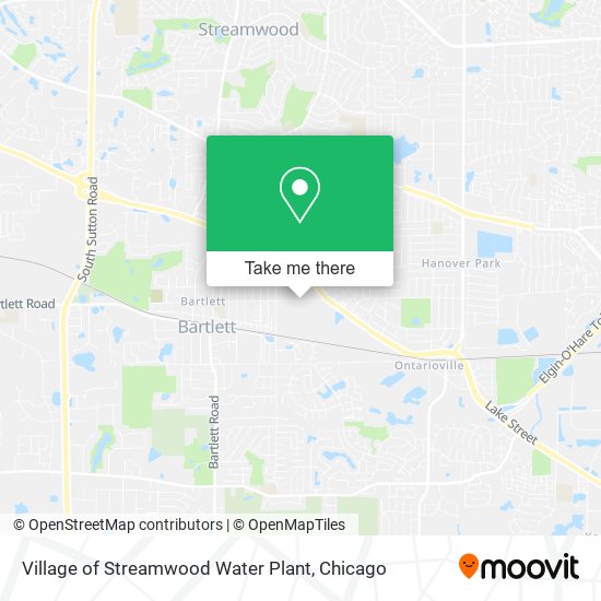 Mapa de Village of Streamwood Water Plant