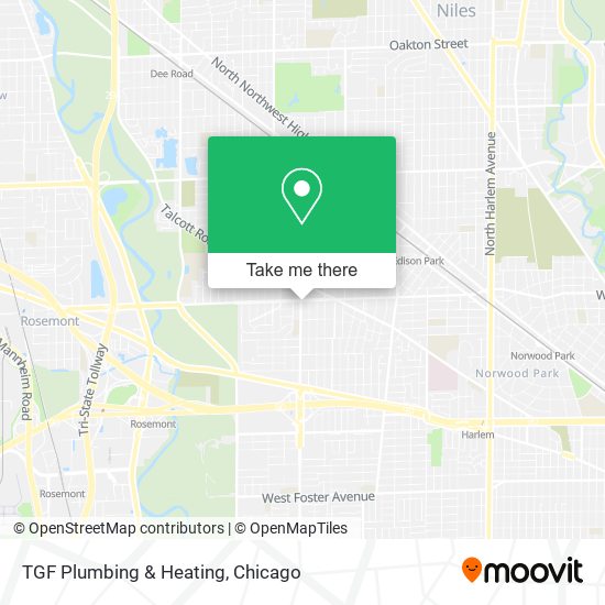 Mapa de TGF Plumbing & Heating