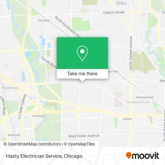 Hasty Electrician Service map